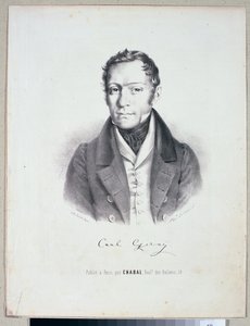 Carl Czerny (1791-1857) gravé par Huard - Hippolyte Lallemand