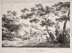 Le canon prêt à tirer, 1817