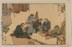 Un jour de printemps, époque Showa - Hiroshi Yoshida