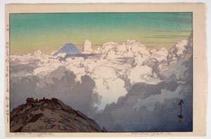 Du sommet de Komagatake, de la série Les Alpes du Sud du Japon - Hiroshi Yoshida