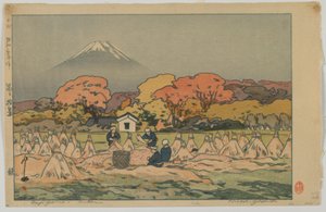 Fujiyama - Automne, époque Showa