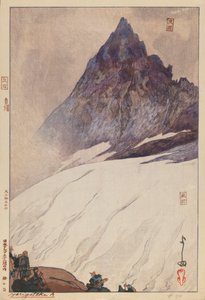 Yarigatake A (gravure sur bois sur papier) - Hiroshi Yoshida