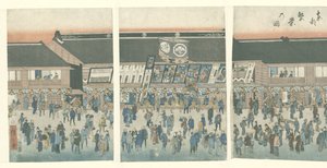 Activité dans la capitale orientale - Hiroshige (I) , Utagawa