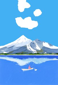 Pêche sur le lac d