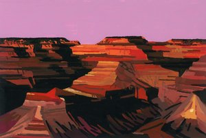 La vallée devient rouge au coucher du soleil, 2015 - Hiroyuki Izutsu
