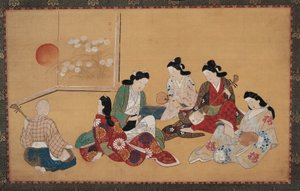 Réunion musicale - Hishikawa Moronobu