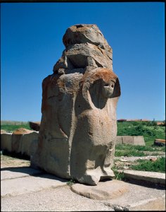 Vue de la porte du Sphinx