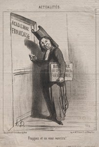 Actualités (No. 41) : Frappez et il vous sera ouvert ! - Honoré Daumier