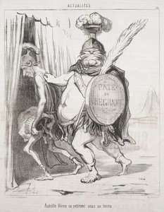 Actualités : Achille se retirant dans sa tente, 1850