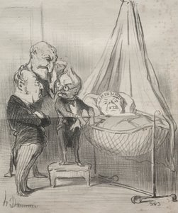 Actualités : Décidément, elle est très malade ! - Honoré Daumier