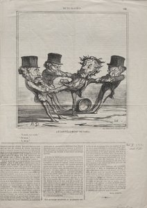 Actualités No. 98 : Le quartier rétabli, 1869 - Honoré Daumier