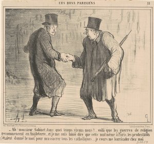 Ah! Monsieur Gobinet, dans quel temps...