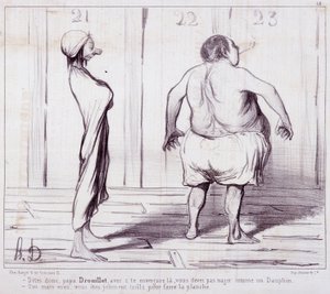 Caricature sur les apparences. Série 