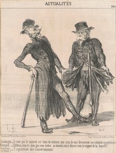 Casmajou -- Ratapoil (tous deux en chœur) - Honoré Daumier