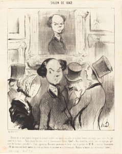 Charmé de se voir exposé - Honoré Daumier