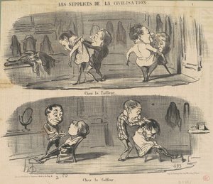 Chez le tailleur chez le coiffeur