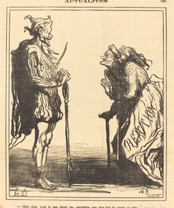 Chère dame, avant de nous donner... - Honoré Daumier