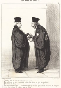 Comme je vous ai dit vertement votre fait! - Honoré Daumier