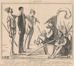 Commission des bastonnades - Honoré Daumier