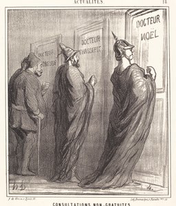 Consultations non gratuites - Honoré Daumier