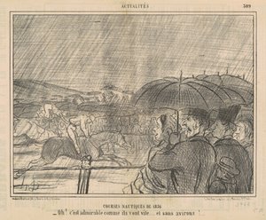 Courses nautiques de 1856 - Honoré Daumier