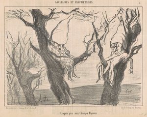 Croquis pris aux Champs Élysées