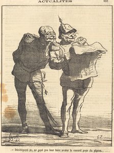 Décidément on ne peut pas... - Honoré Daumier