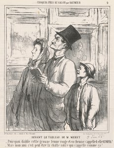 Devant le tableau - Honoré Daumier