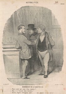 Discussion de la constitution - Honoré Daumier