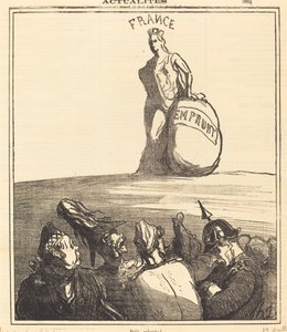 Déjà relevée! - Honoré Daumier