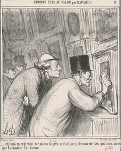 Eh! Bien en regardant ce tableau - Honoré Daumier