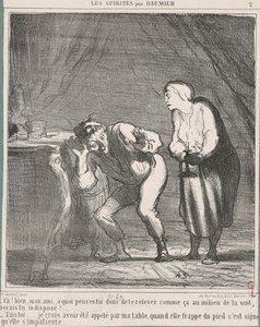 Eh bien, mon ami, à quoi penses-tu? - Honoré Daumier