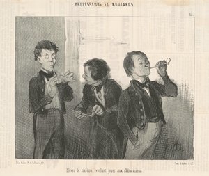 Élèves de sixième voulant jouer aux rhétoriciens