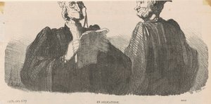 En délicatesse - Honoré Daumier
