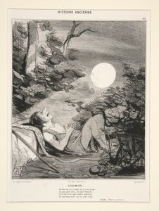 Endymion, planche 45 de Histoire Ancienne - Honoré Daumier