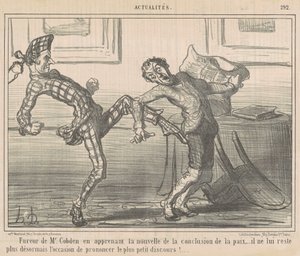 Fureur de M. Cobden ...