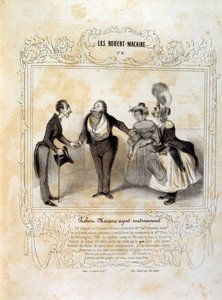 Idées et légendes Philipon sous le titre Les Cent et Robert Macaire