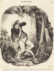 Inconvénient pour un propriétaire de ne pas... - Honoré Daumier