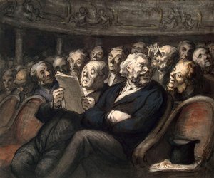 Entracte à la Comédie-Française, 1858 - Honoré Daumier