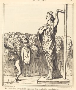 La France se préparant à passer...