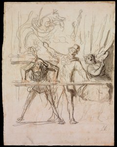 La Parade - Honoré Daumier