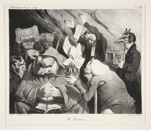 La Tentation - Honoré Daumier