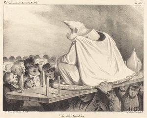 La tête branlante - Honoré Daumier