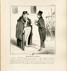 Le Charivari, Satirique en N & B - Honoré Daumier