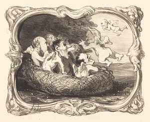 Le Nid abandonné - Honoré Daumier
