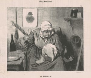 Le Toucher - Honoré Daumier