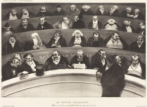 Le Ventre Législatif (The Legislative Belly) - Honoré Daumier
