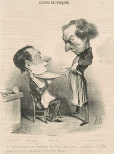 Le barbier pense à ses créanciers