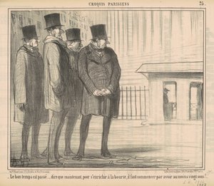 Le bon temps est passé - Honoré Daumier