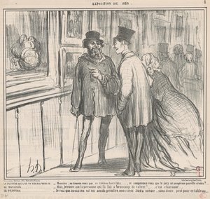 Le peintre qui a eu un tableau refusé - Honoré Daumier